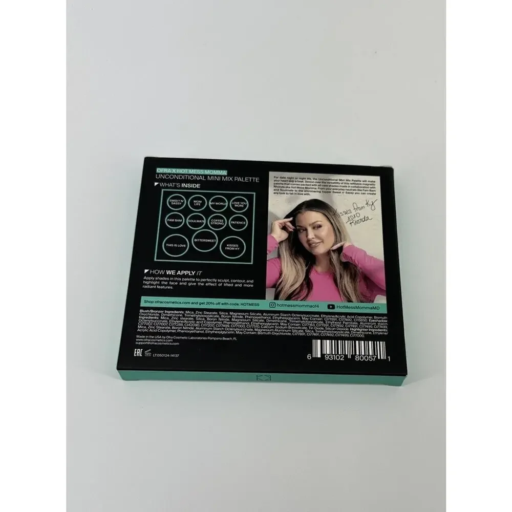 OFRA X HOT MESS MOMMA Cosmetics Mini Mix Face Palette in Unconditional NIB